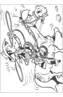 Lucky Luke kleurplaat 12